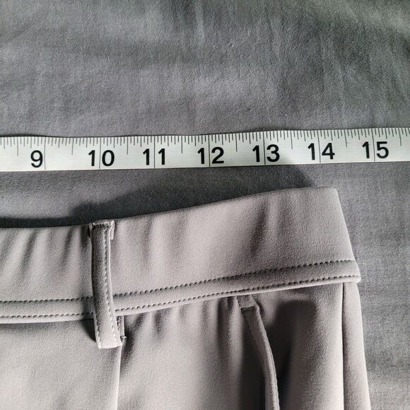 Halara Womens High Waisted Wide Leg Gray Pull On Pants Sz Medium Pleated Pockets - Picture 5 of 8